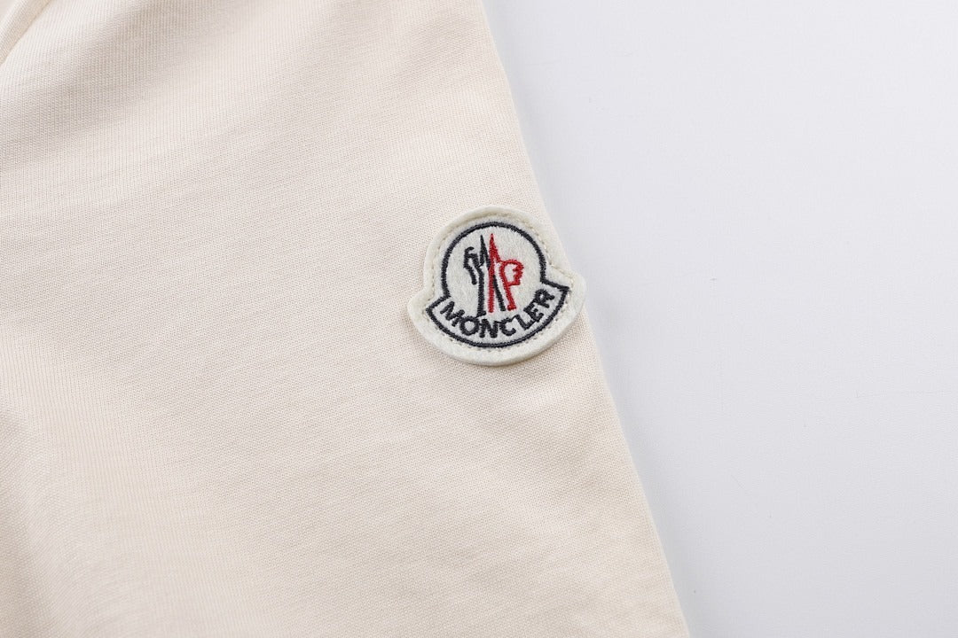Embroidered Cotton T-Shirt with Logo Patch