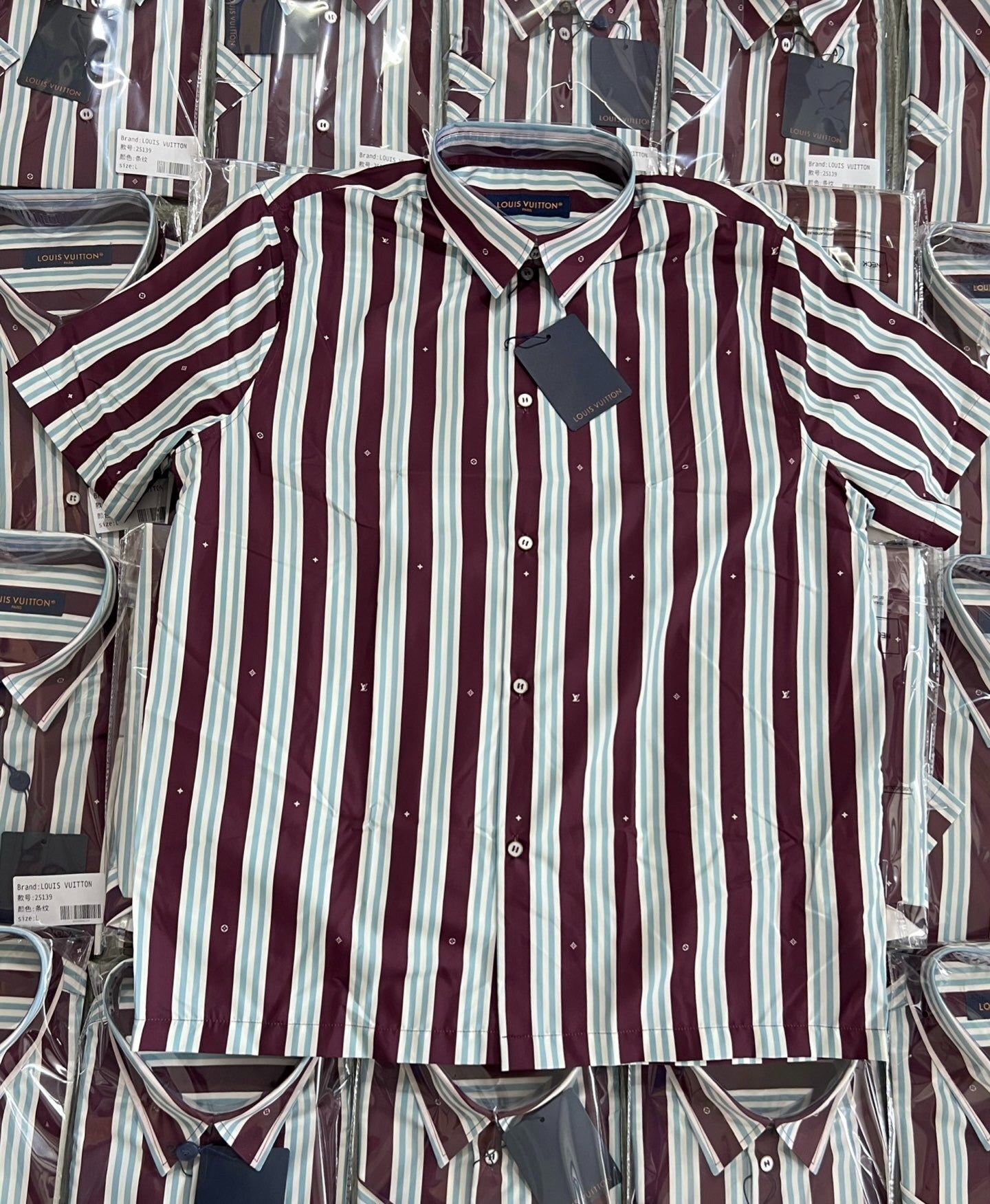 Striped Short-Sleeved Shirt