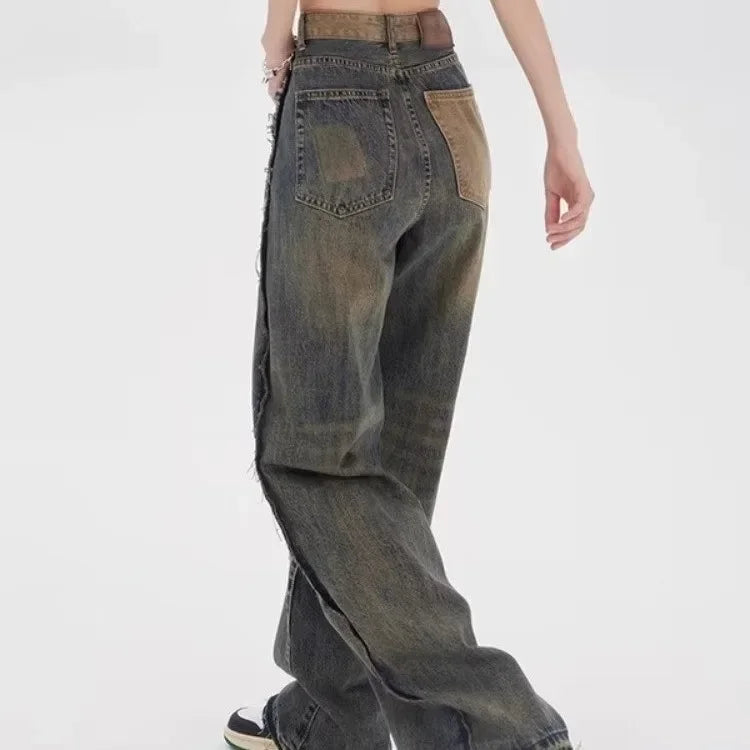 FAYVIOR | Vintage Wide-Leg Jeans