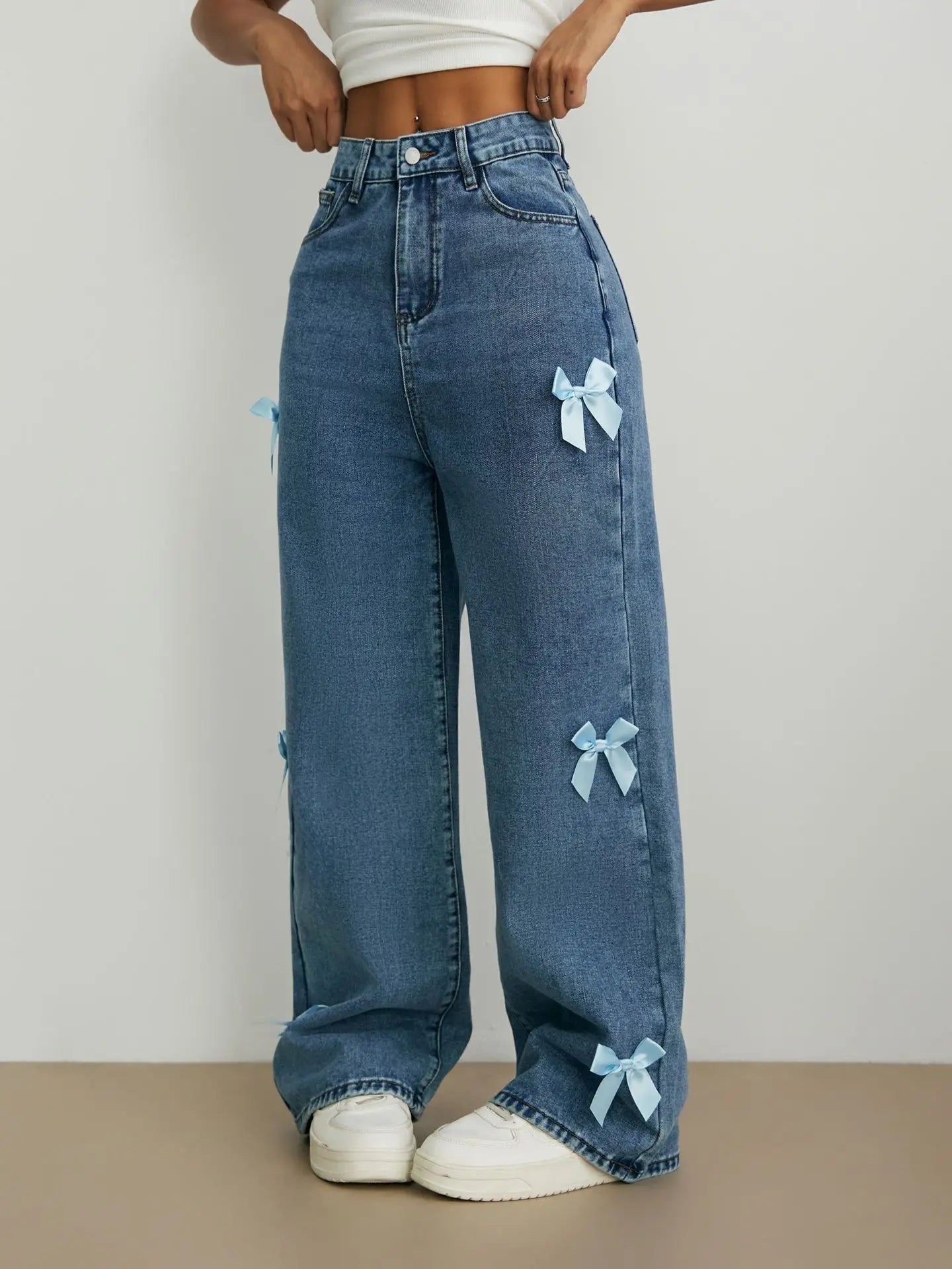 Women's Wide Leg Denim Pants