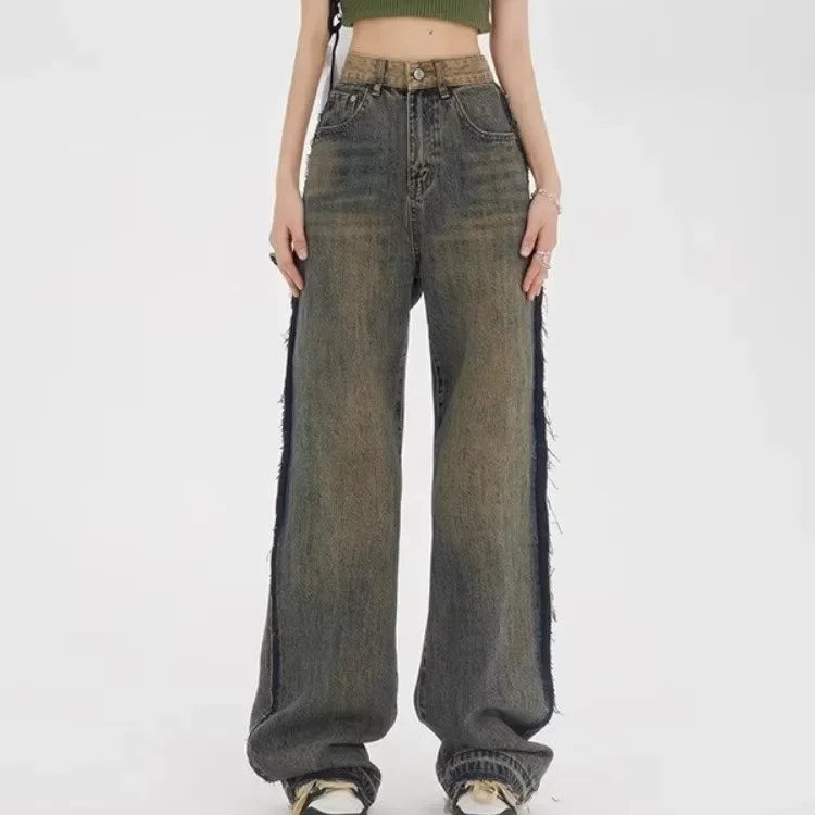 FAYVIOR | Vintage Wide-Leg Jeans