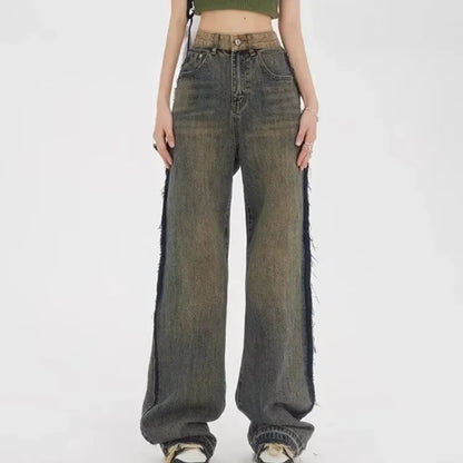 FAYVIOR | Vintage Wide-Leg Jeans