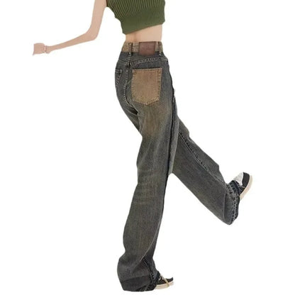 FAYVIOR | Vintage Wide-Leg Jeans