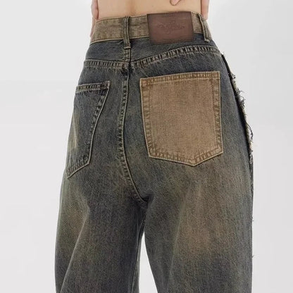 FAYVIOR | Vintage Wide-Leg Jeans