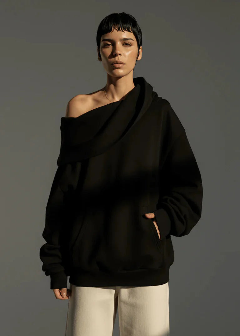 DROP SHOULDER HOODIE