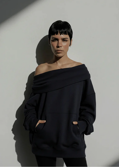 DROP SHOULDER HOODIE