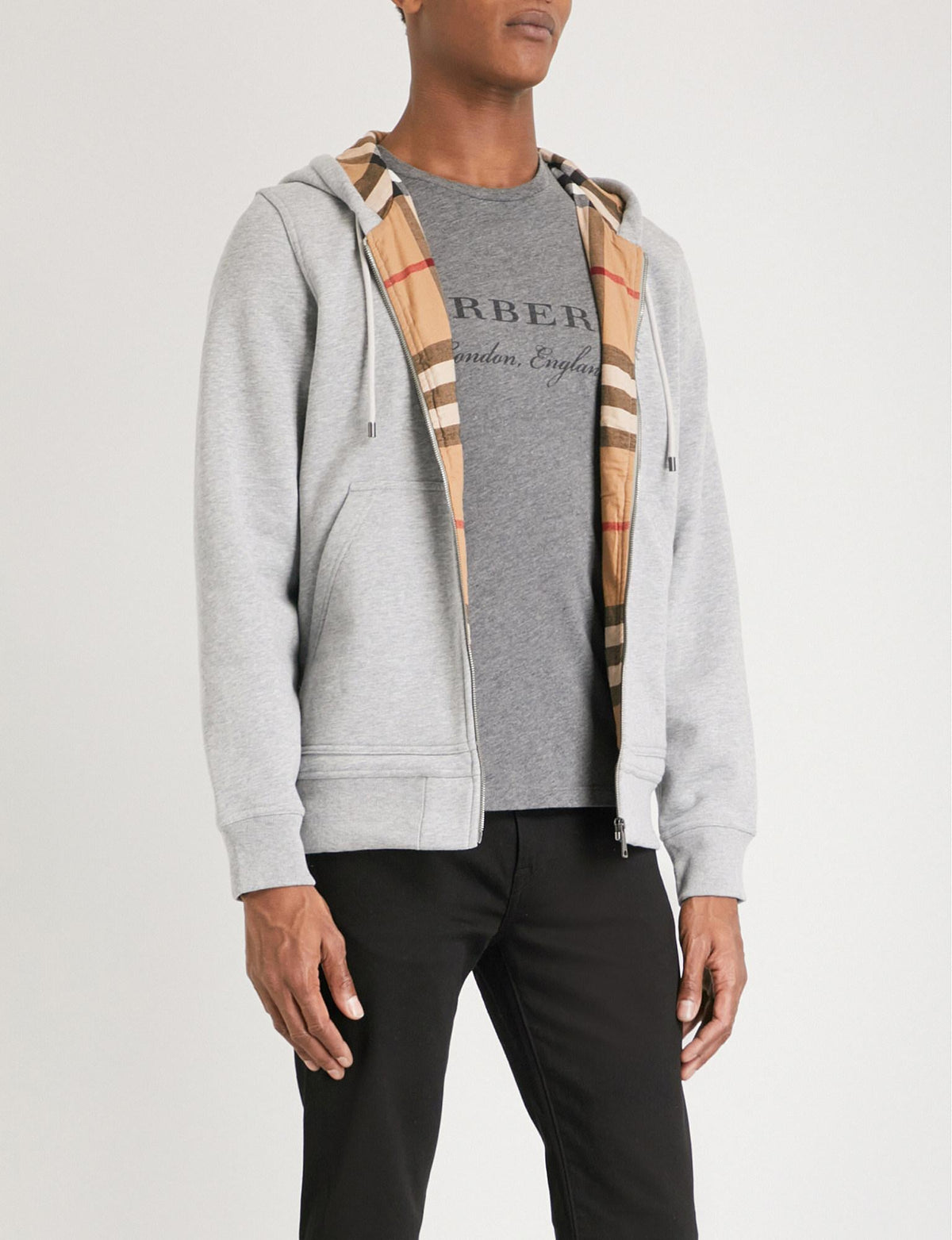 Burberry Fordson Zip Hoodie - Navy
