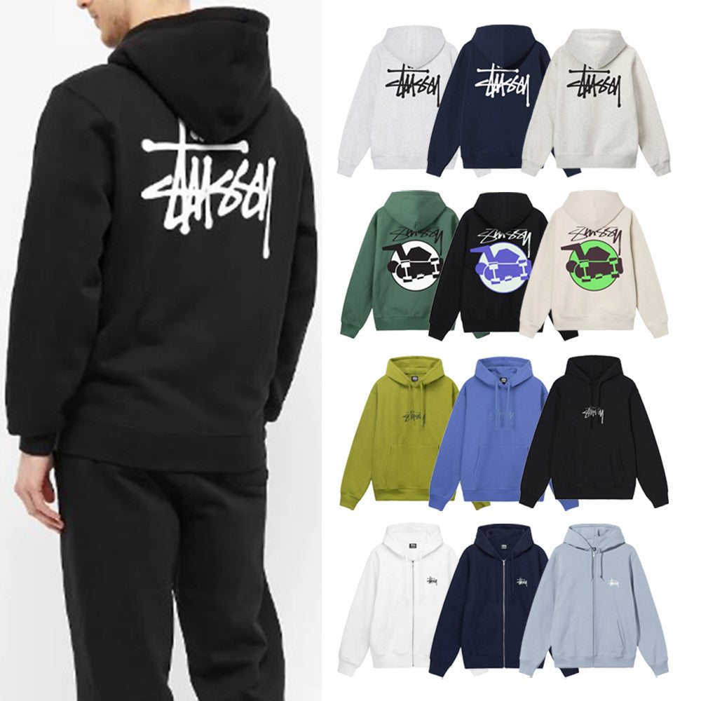 Stussy Basic Hoodie - Cream
