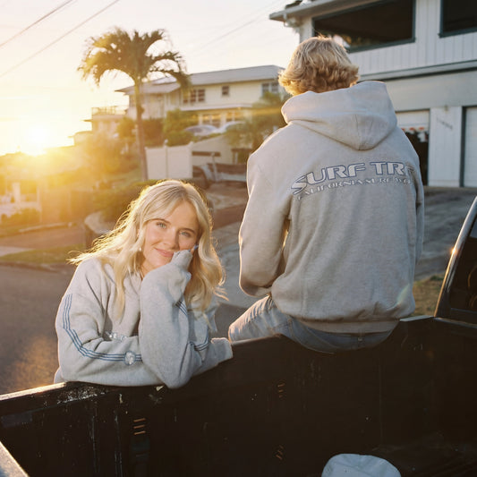 Exclusive Surf Trip Vintage Plaid Hoodie