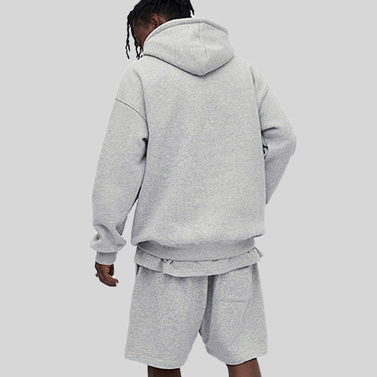 Blank Men's 100% Cotton Heavyweight Streetwear Hoodie