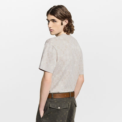 Full Jacquard Knit Short Sleeve
