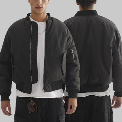 Cropped Bomber Jacket