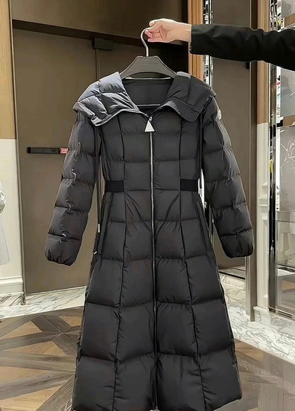 Faucon Long White Goose Down Coat Women