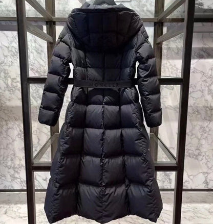 Faucon Long White Goose Down Coat Women
