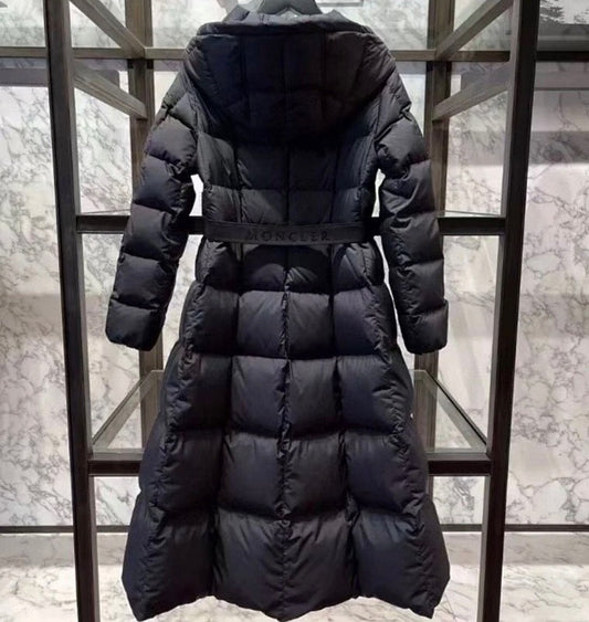 Faucon Long White Goose Down Coat Women