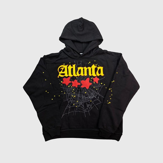 SP5DER Atlanta Hoodie Black