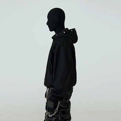 Unisex Streetwear Hoodie Double Hood