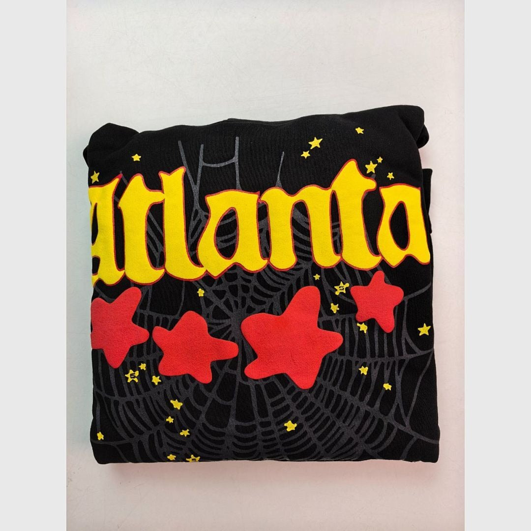 SP5DER Atlanta Hoodie Black