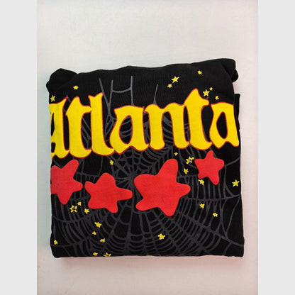 SP5DER Atlanta Hoodie Black