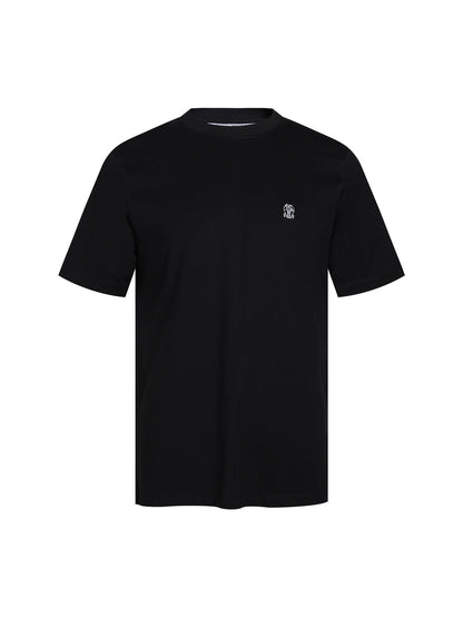 Short-Sleeve Crew-Neck Pullover