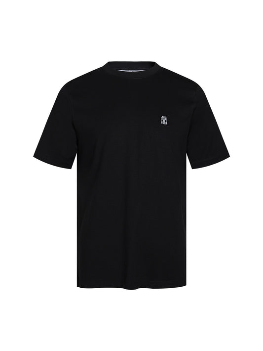 Short-Sleeve Crew-Neck Pullover