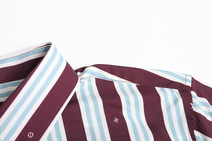 Striped Short-Sleeved Shirt