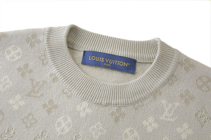 Full Jacquard Knit Short Sleeve