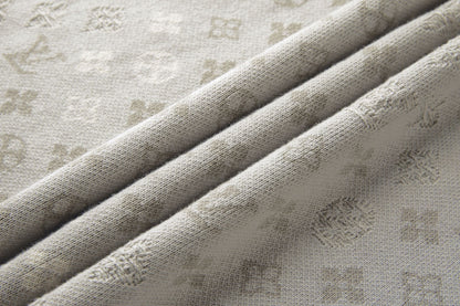 Full Jacquard Knit Short Sleeve