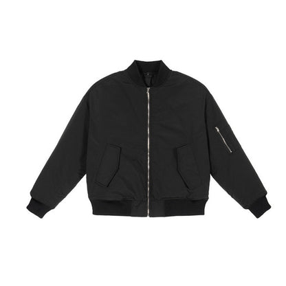 Cropped Bomber Jacket