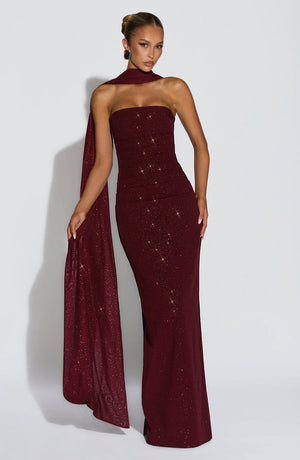 maroon dress for date
