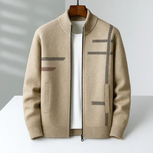 Zip Up Knit Jacket
